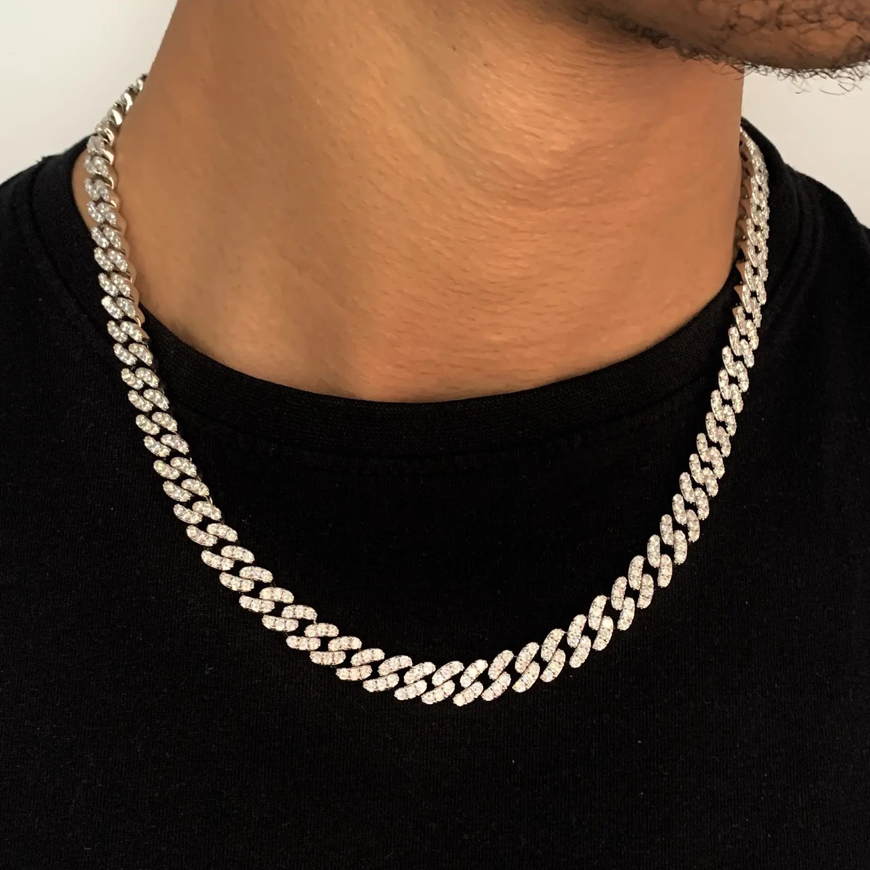 Dubai Collections 24K Miami Cuban Link Chain 9MM, Real Solid Heavy