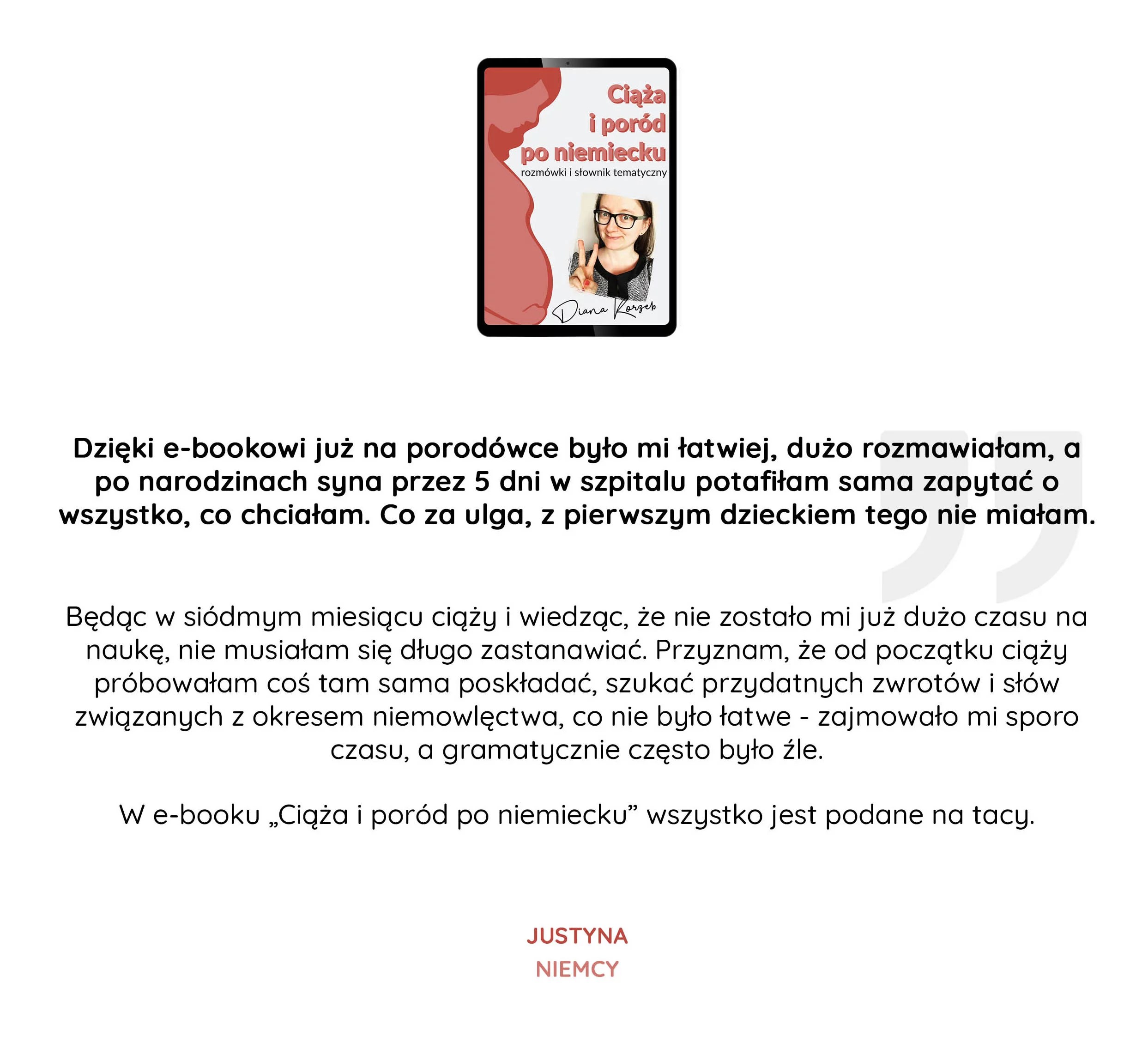 Pakiet ebooków "Ciąża po niemiecku" i "Niemowlę po niemiecku" Językowy Precel