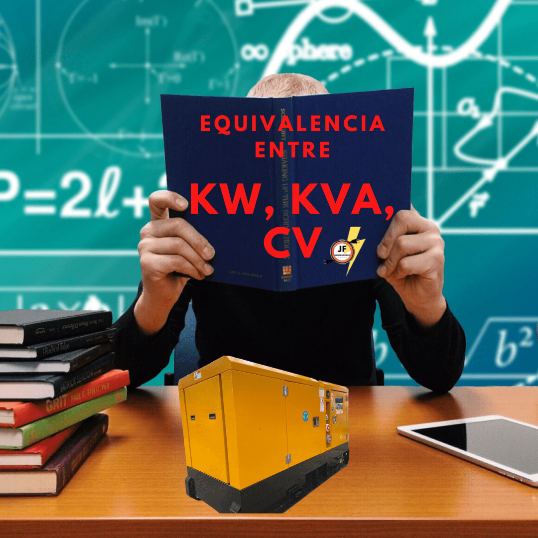 Aprende la equivalencia entre kW, kVA y CV JF Generadores