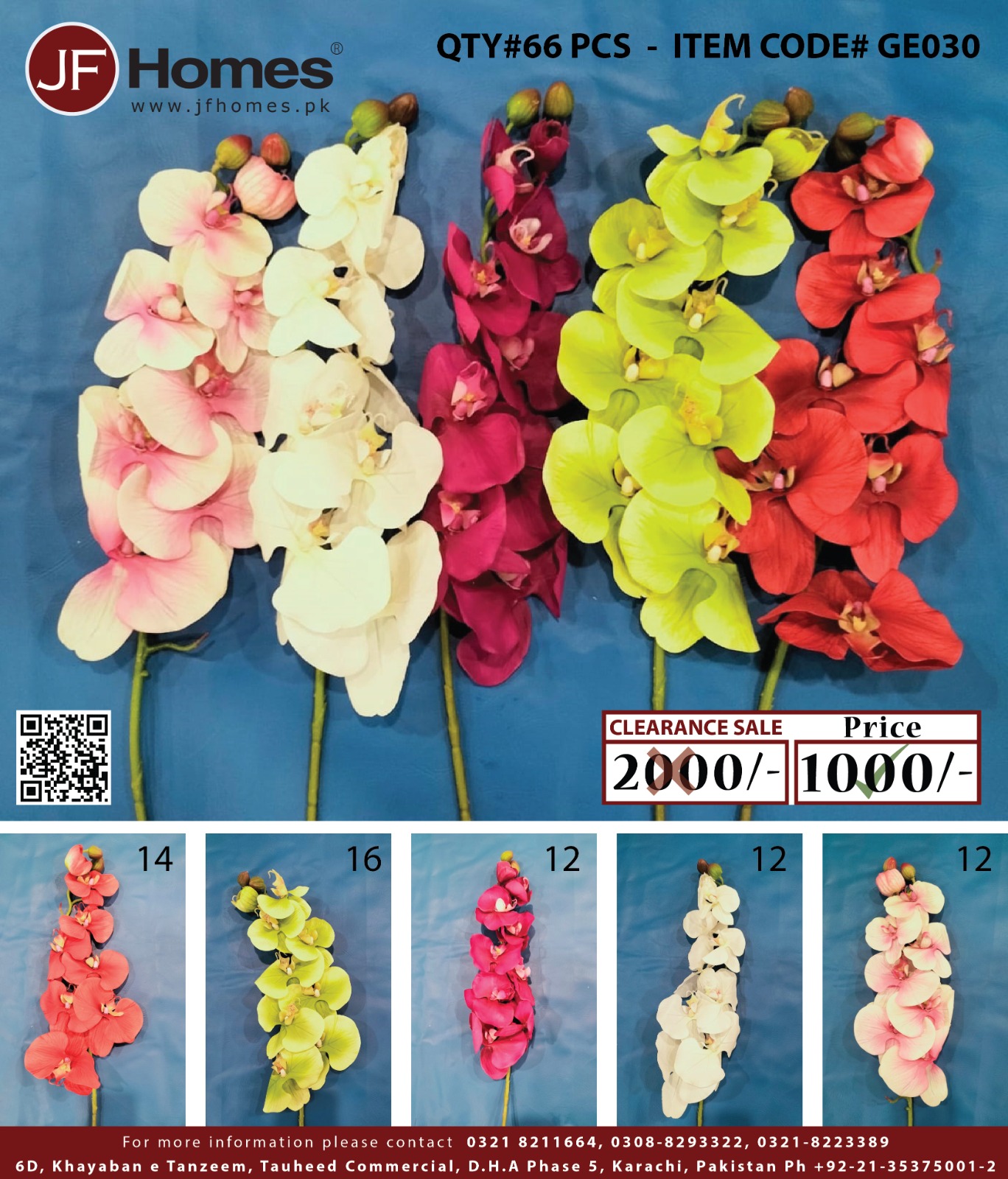 Artificial Flowers JFHome