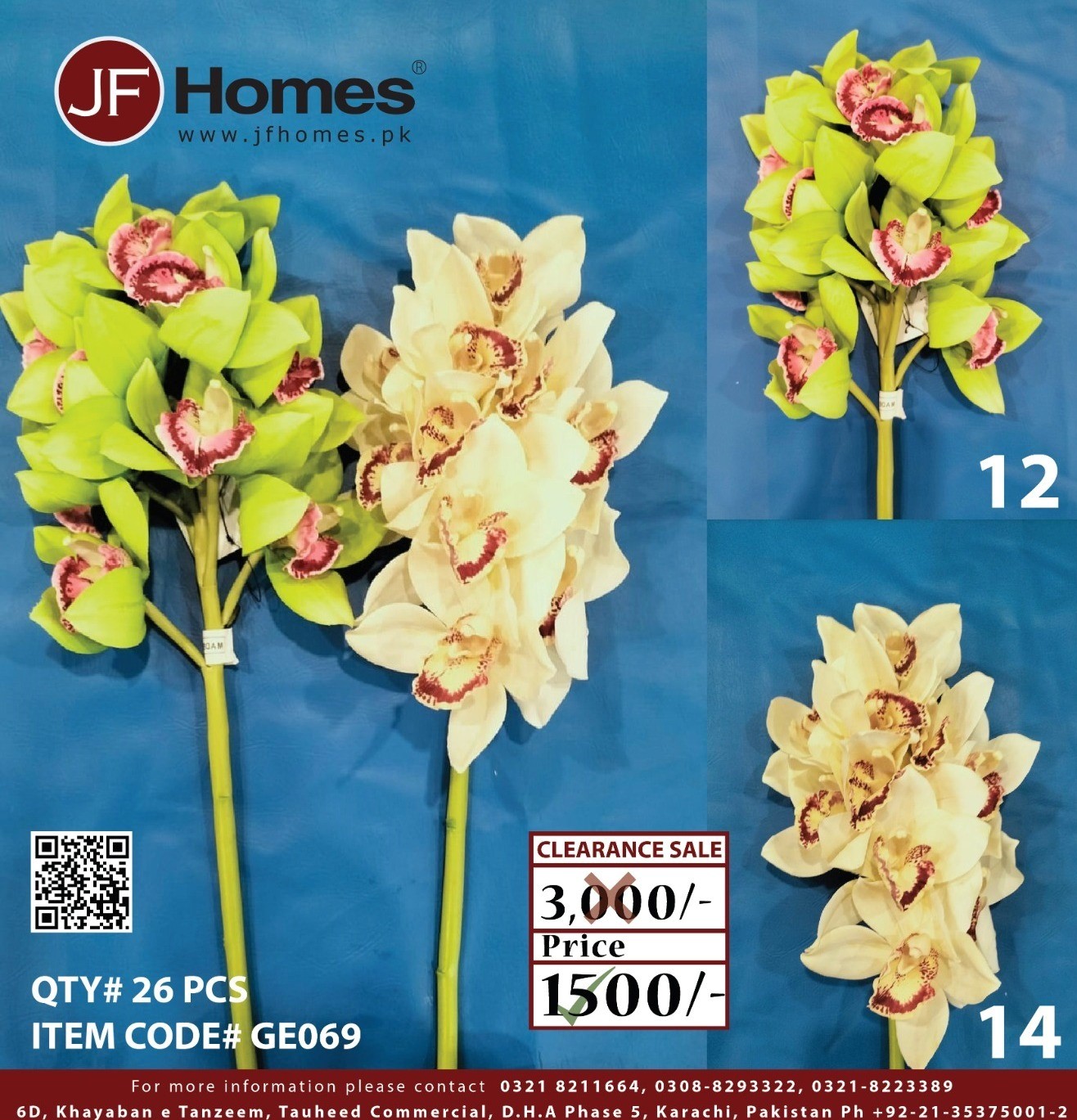 Artificial Flowers JFHome