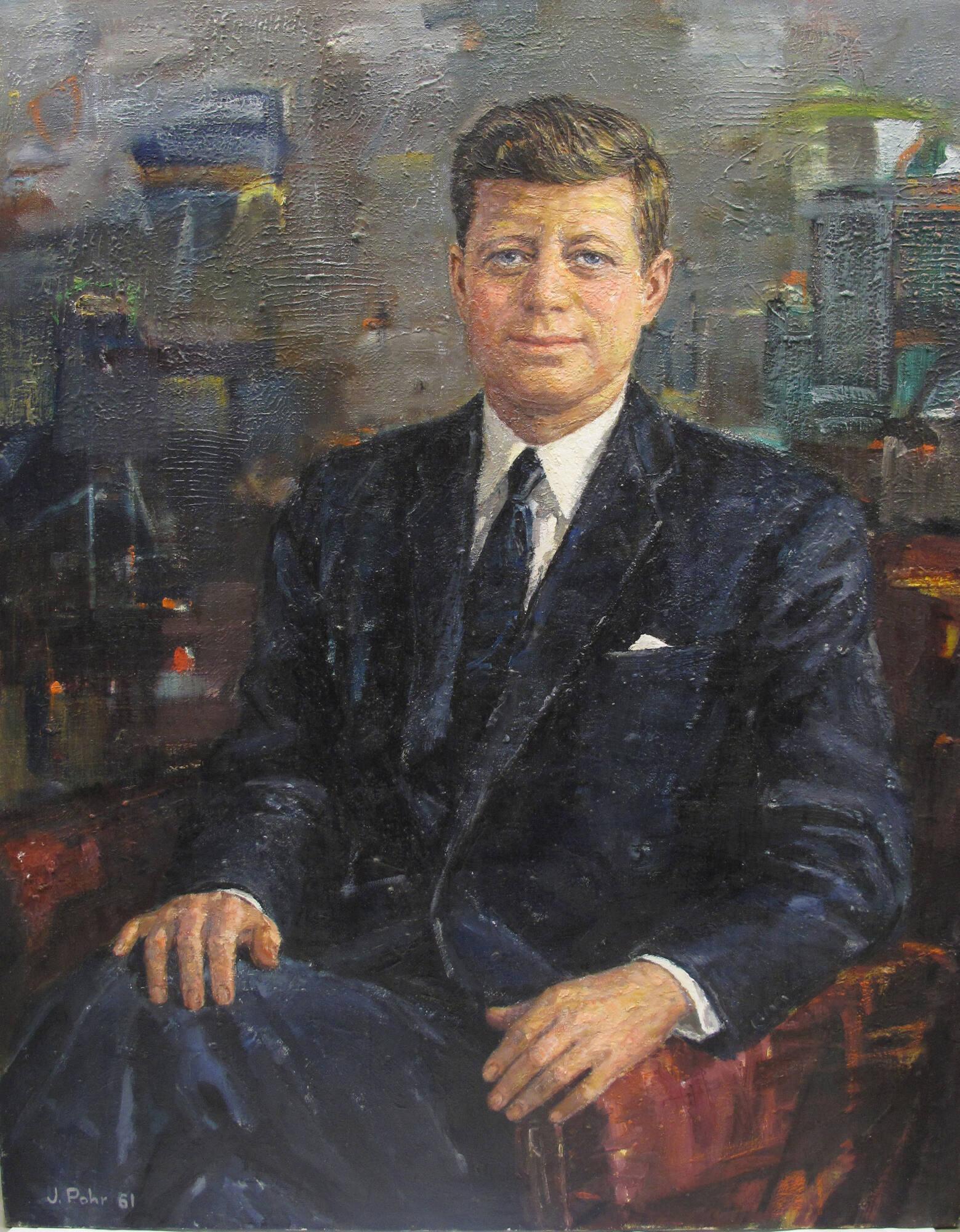 Portrait of John F. Kennedy Seated All Artifacts The John F