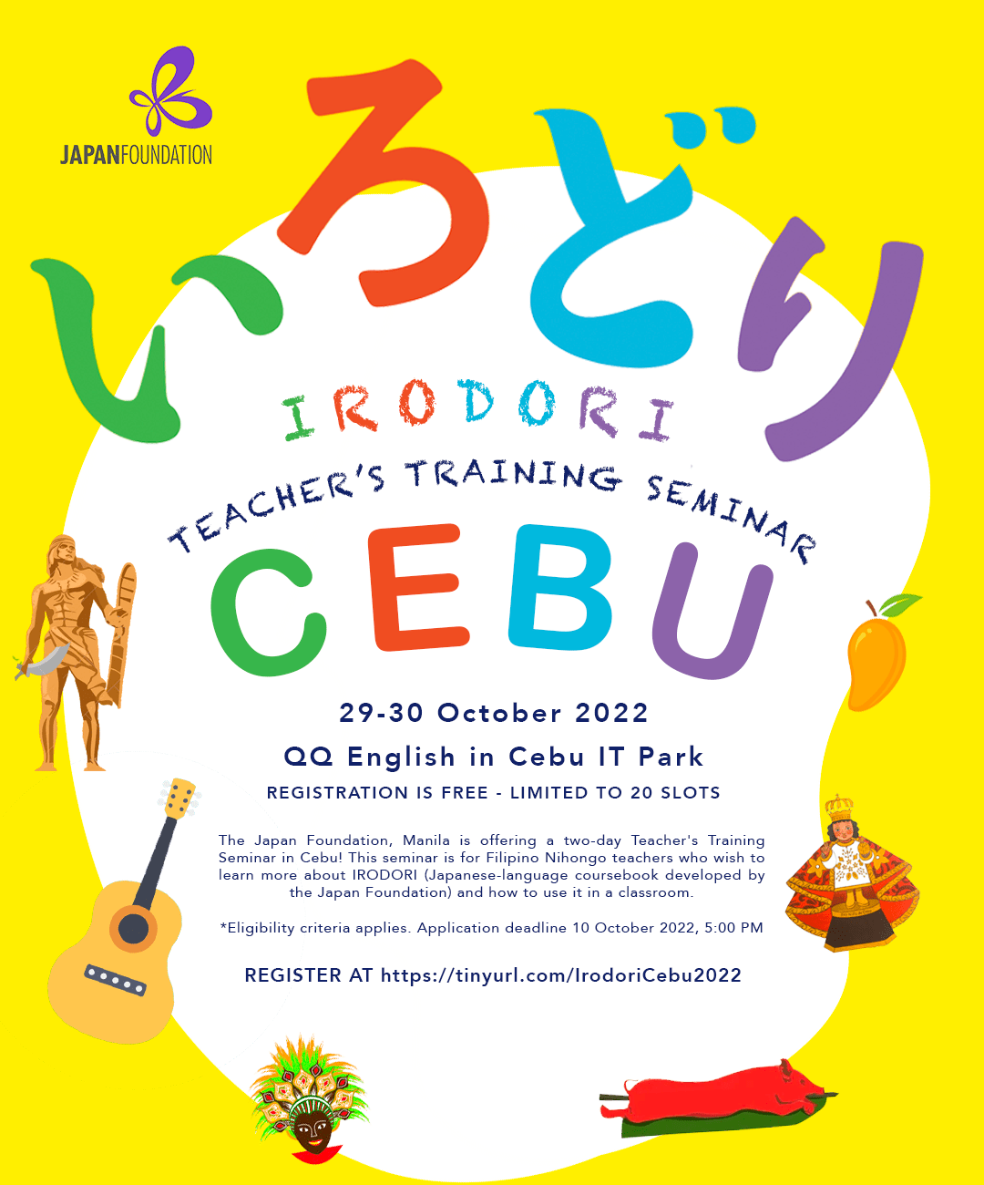 “IRODORI Teacher’s Training Seminar in Cebu 2022” Japan Foundation
