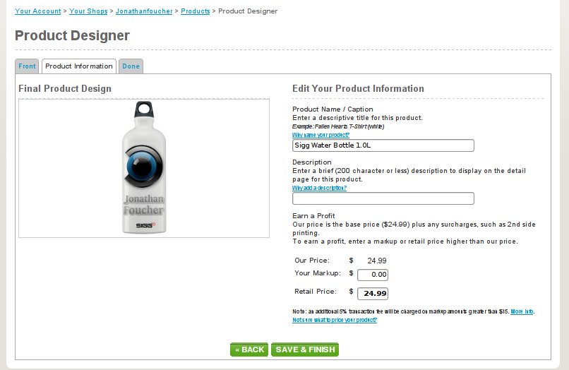 Cafepress SIGG bottles discount and coupon code