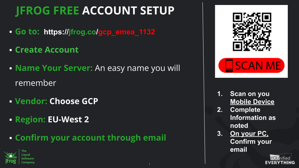 Prerequisites JFrog DevOps on GCP