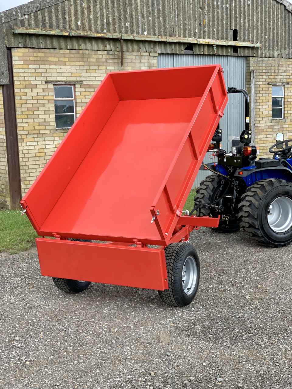 Winton 1.5tn Small compact Tipping Trailer JF Agricultural Engineering