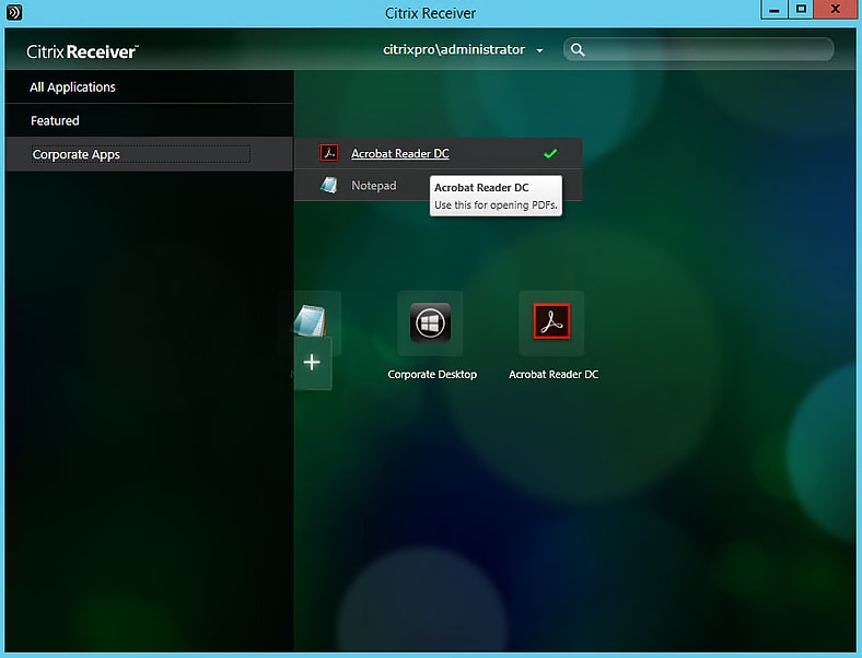 Optimising the Citrix Receiver experience