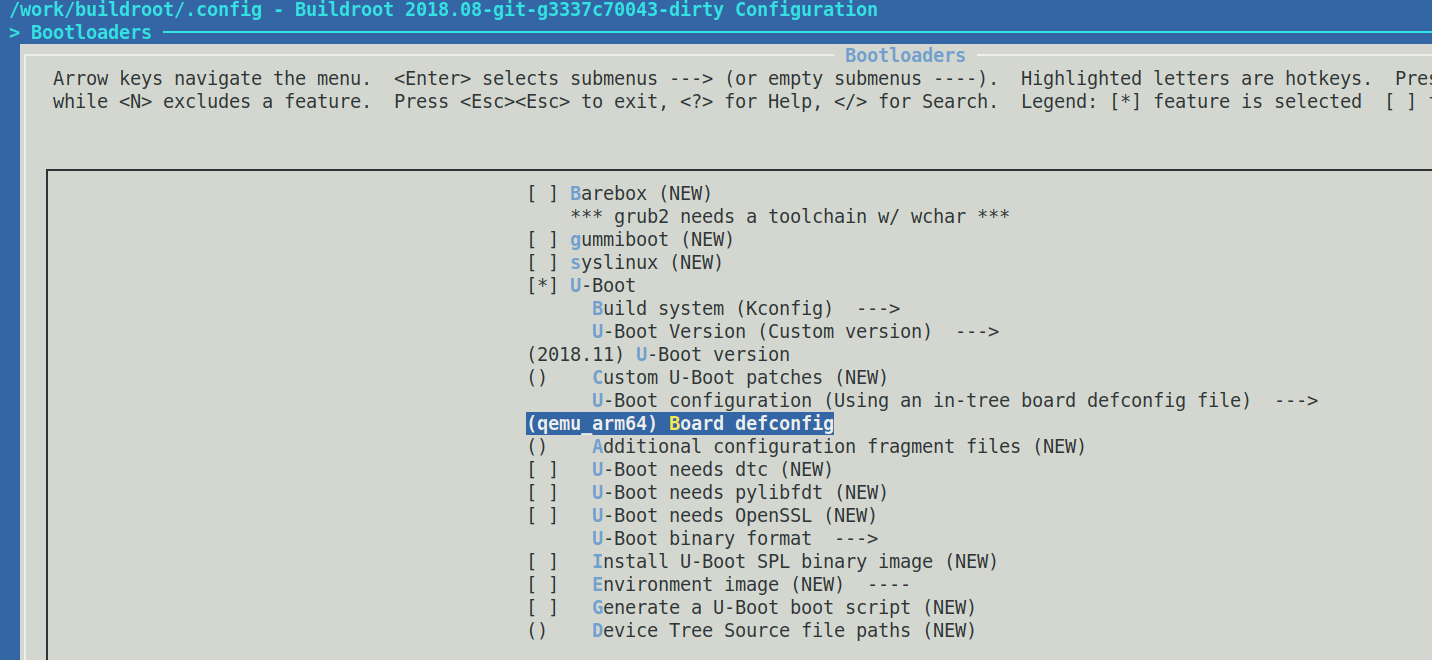 QEMU模拟arm64 virt uboot/linux