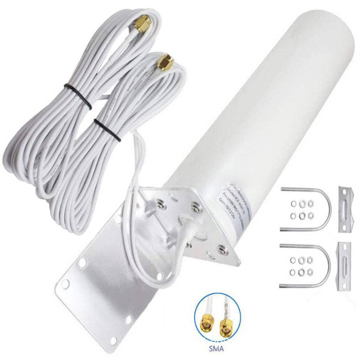 4G External aerial with 5m cables and dual SMA male connectors