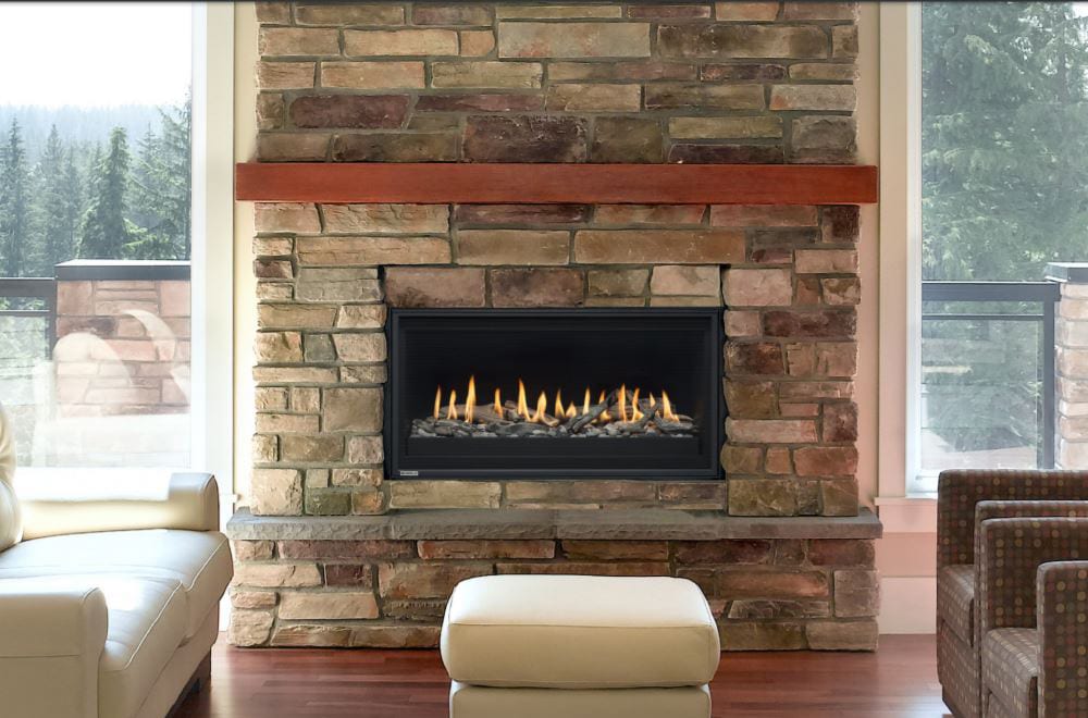 Montigo 42" Linear Natural Gas Fireplace Indoor J&H Builder's Warehouse