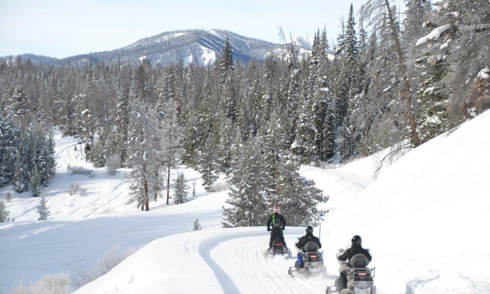 Winter Snowmobile Adventure in Jackson Hole