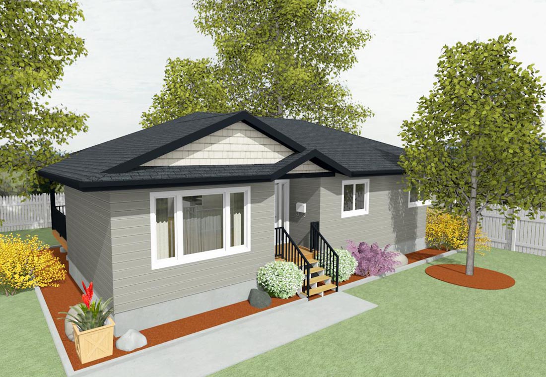 The Avonlea RTM Home J&H Homes 1167 sq.ft. Floor Plan