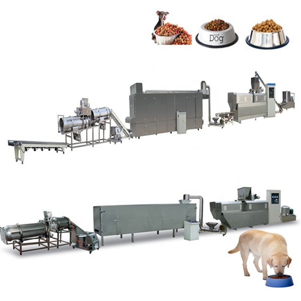 150kg/h 500kg/h Dry pet dog food making machine , dog food extruder