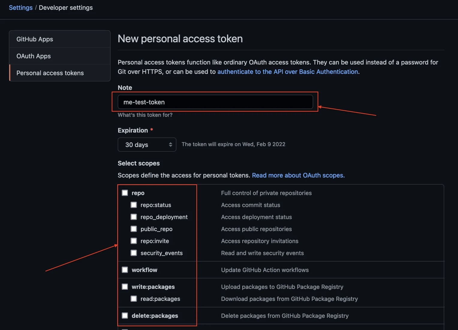 Git Personal Access Tokens TysonWu's Blog