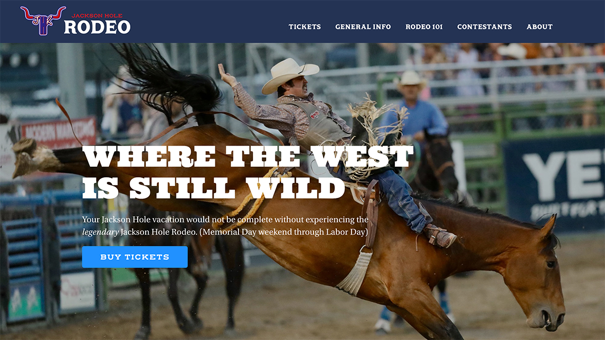 Standings Jackson Hole Rodeo