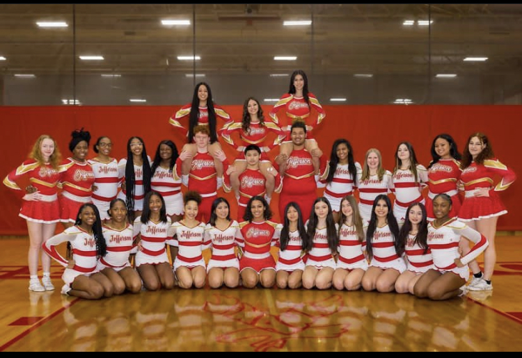 Varsity cheer team headed to sectionals The Hawk