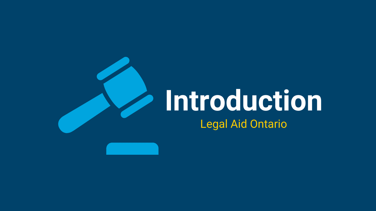Legal Aid Ontario JHS Learning Hub