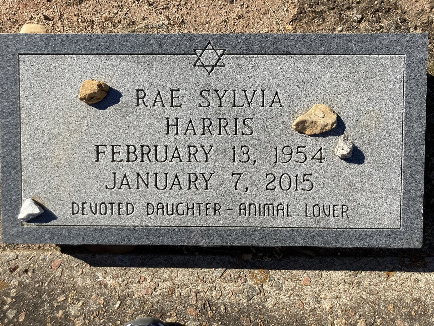 HARRIS, Rae Sylvia Jewish Historical Society of South Carolina