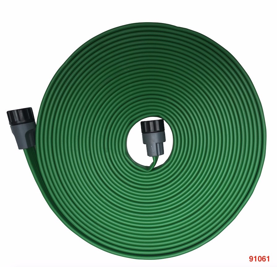 PVC 3 tube garden flat irrigation soaker water hose with pinhole Multi
