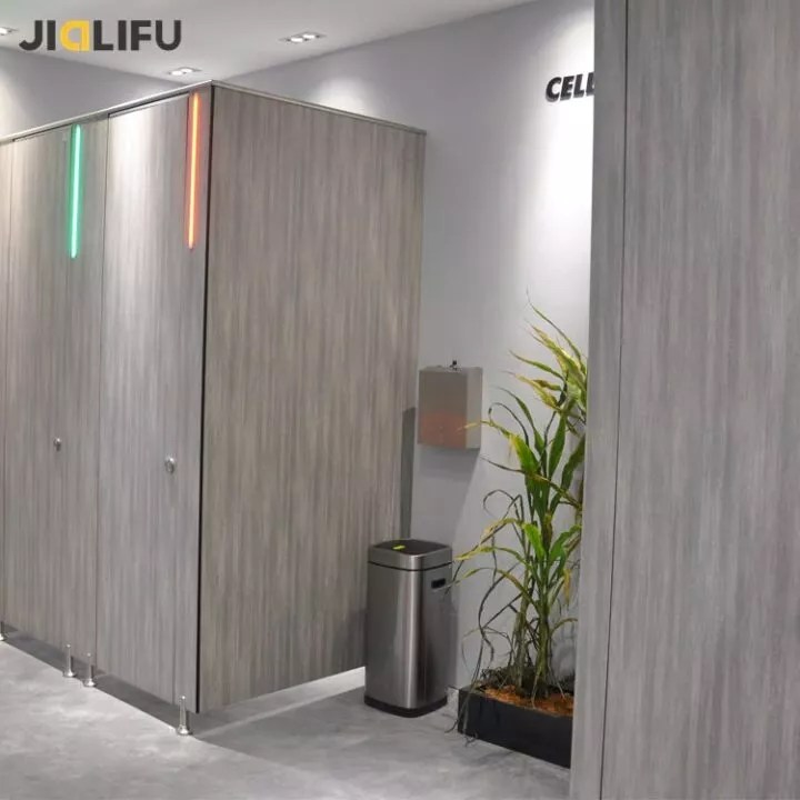 Light Indicator System LED Light Toilet Cubicle Partitions Jialifu