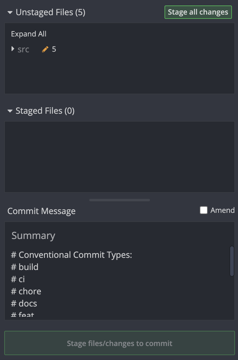 在GitKraken中使用template Secret Note