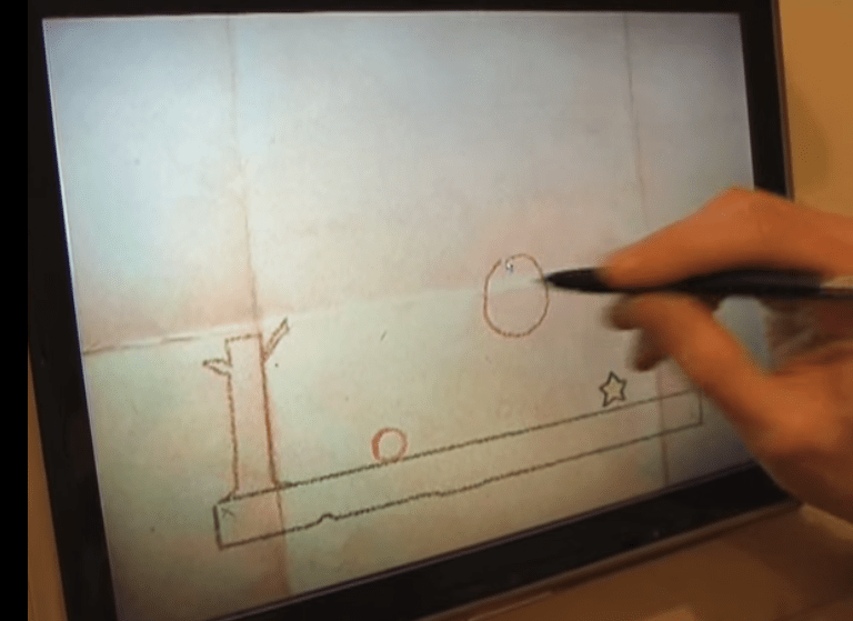 挑戰創意的小遊戲 Crayon Physics