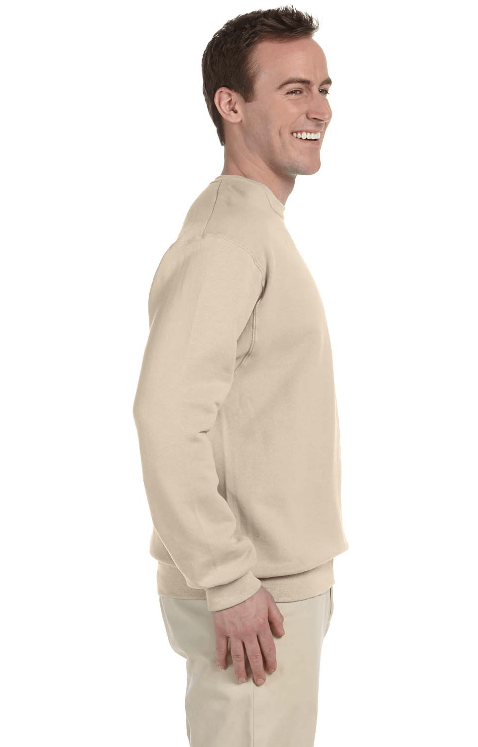 Jerzees 562 Sandstone Adult 8 oz. NuBlend® Fleece Crew JiffyShirts