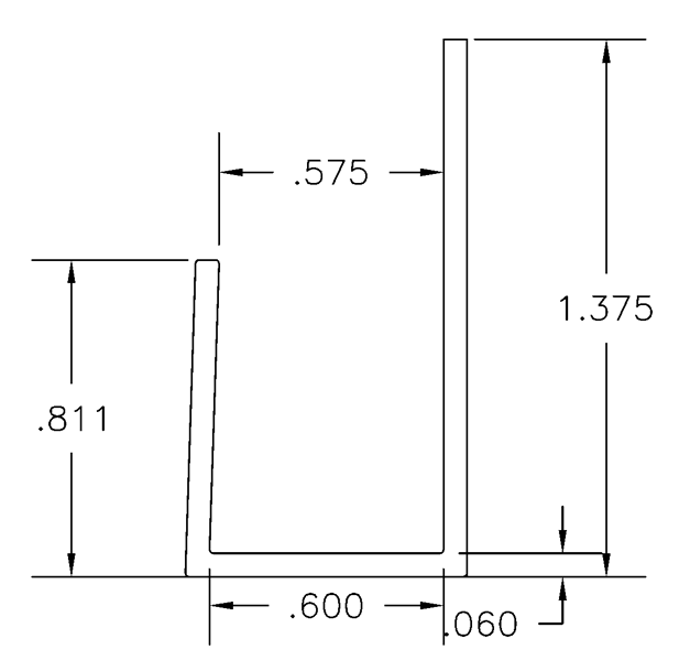 Plastic JChannel Trim, Cap Molding & Sign Hangers Flexible J Channel