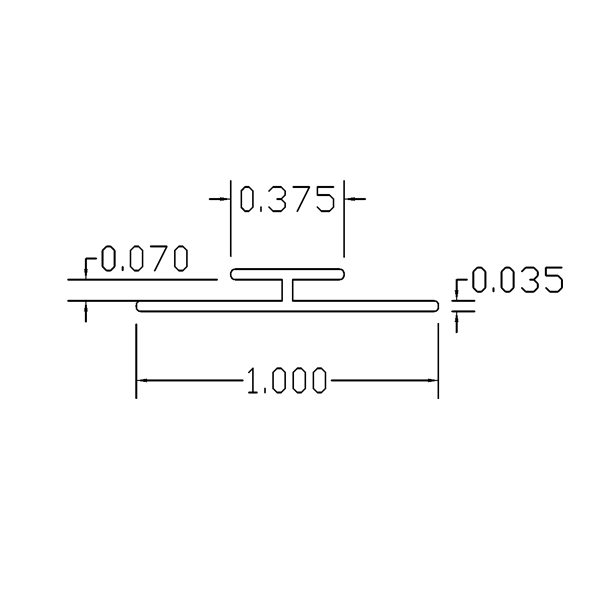 Plastic HChannel Trim Extrusions & Molding For Plywood & PlexiGlass