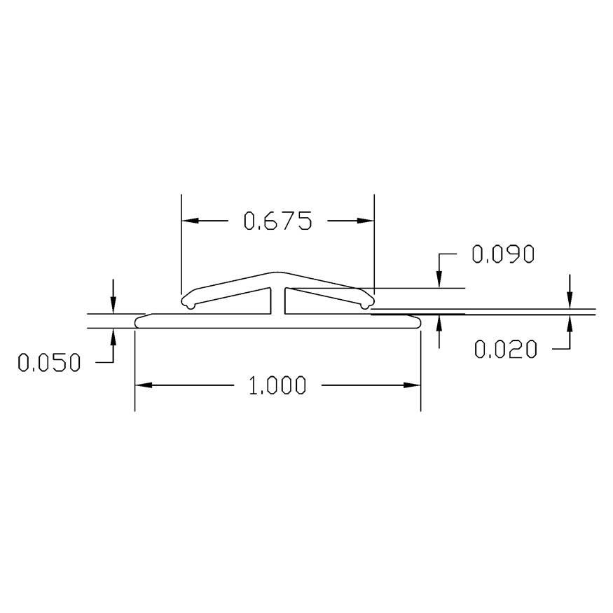 Plastic HChannel Trim Extrusions & Molding For Plywood & PlexiGlass