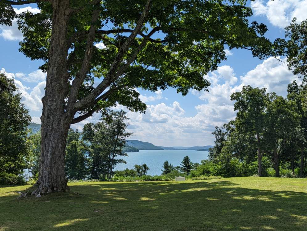 Solve The view from Hyde Hall, Cooperstown, NY jigsaw puzzle online