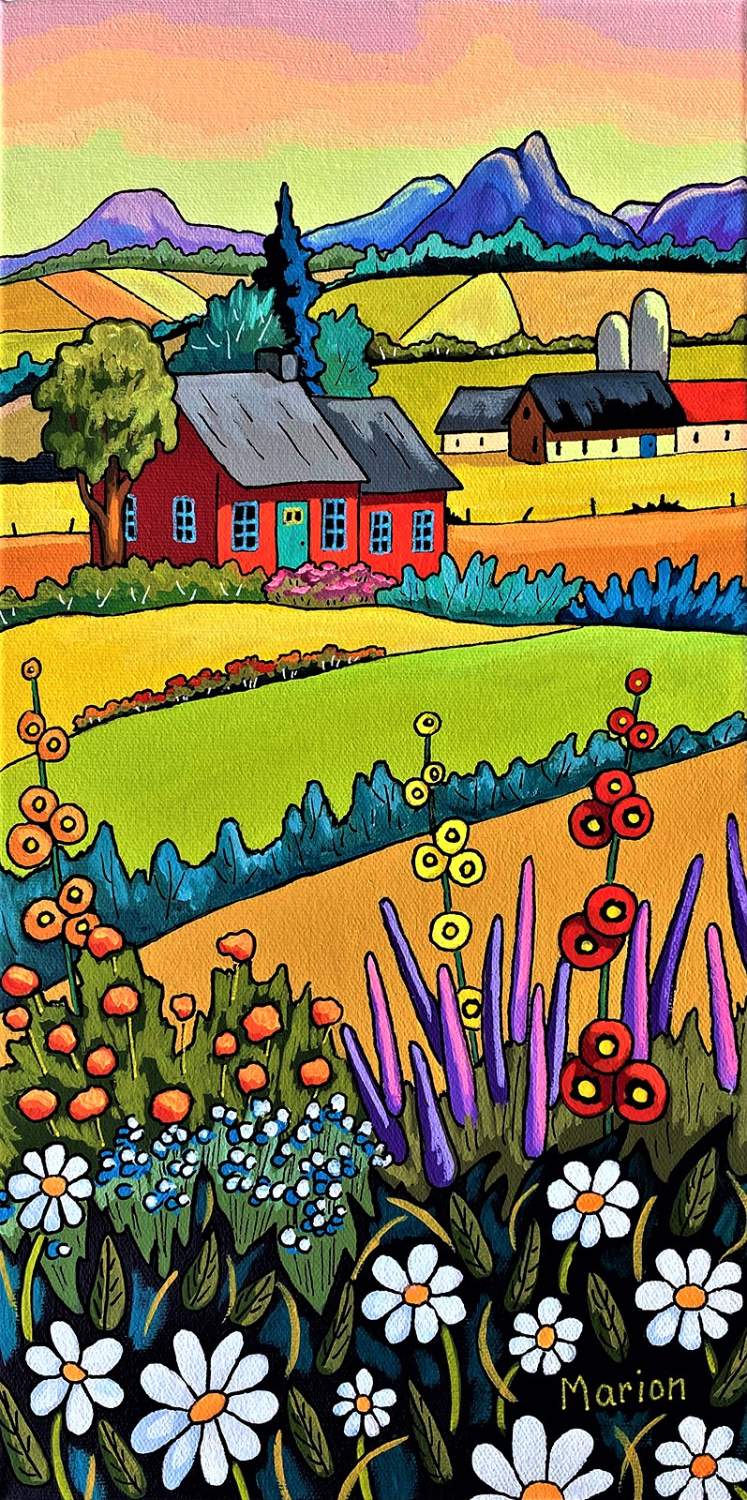 Solve Louise Marion Art jigsaw puzzle online with 72 pieces