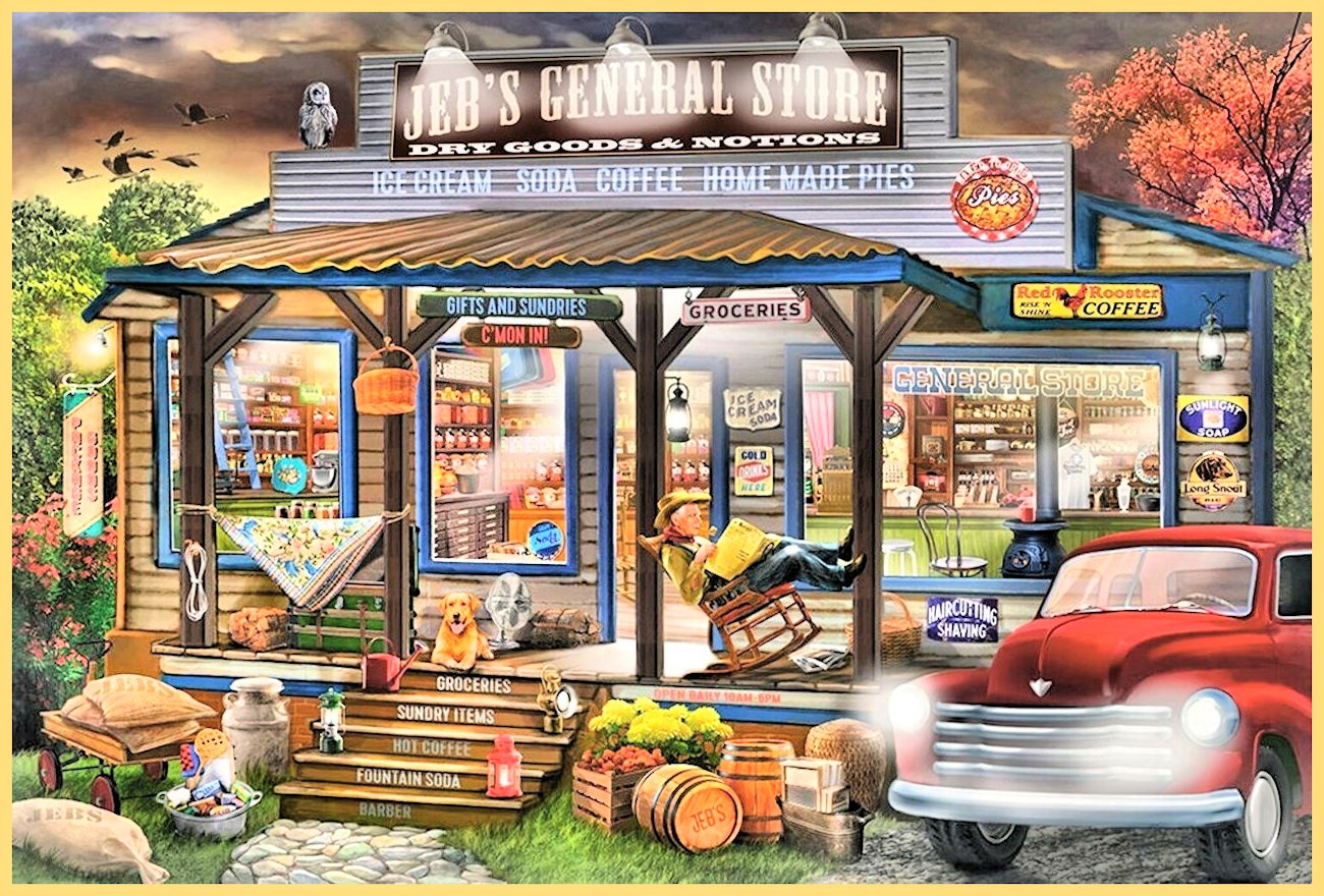 Solve Jeb's General Store jigsaw puzzle online with 294 pieces