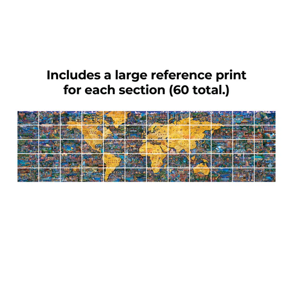 Buy What a wonderful world world's largest puzzle (60,000pcs) Puzzle