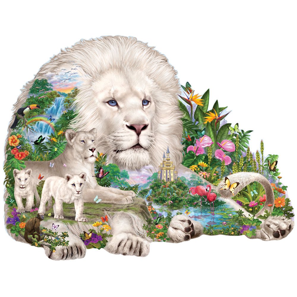 Lion Jigsaw Puzzle 1000 Piece Panoramic Jigsaw Puzzle
