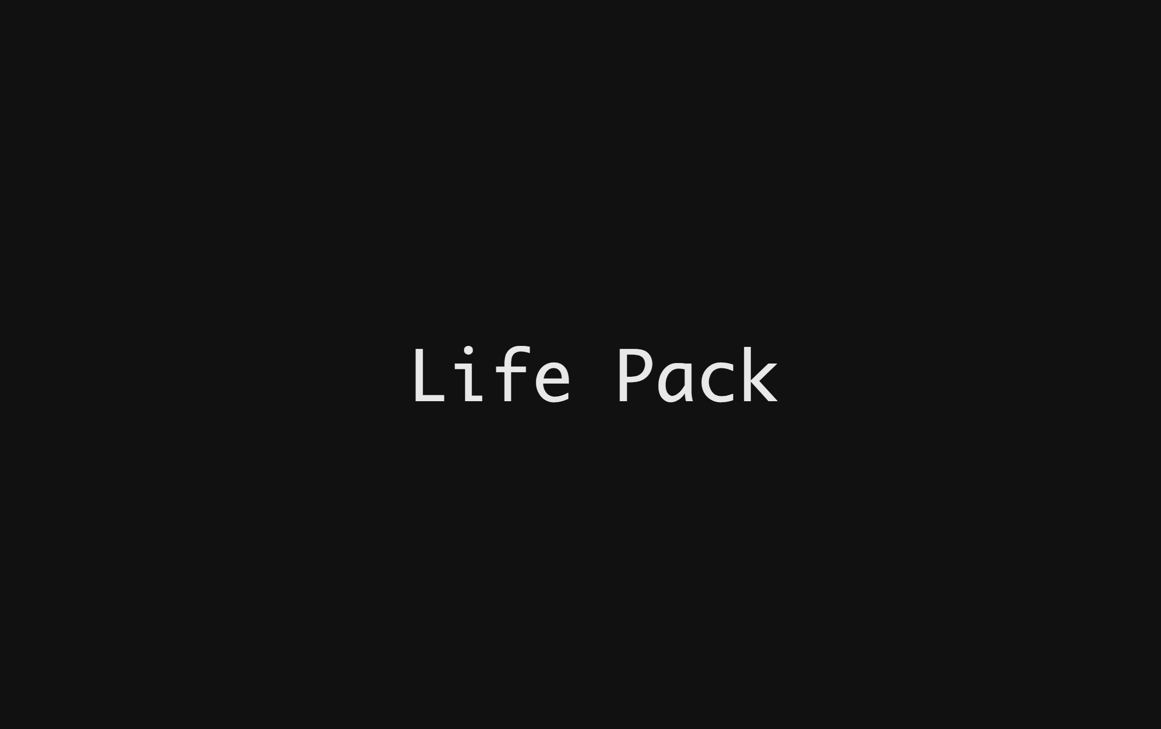 Life Pack JIHAN SHERMAN