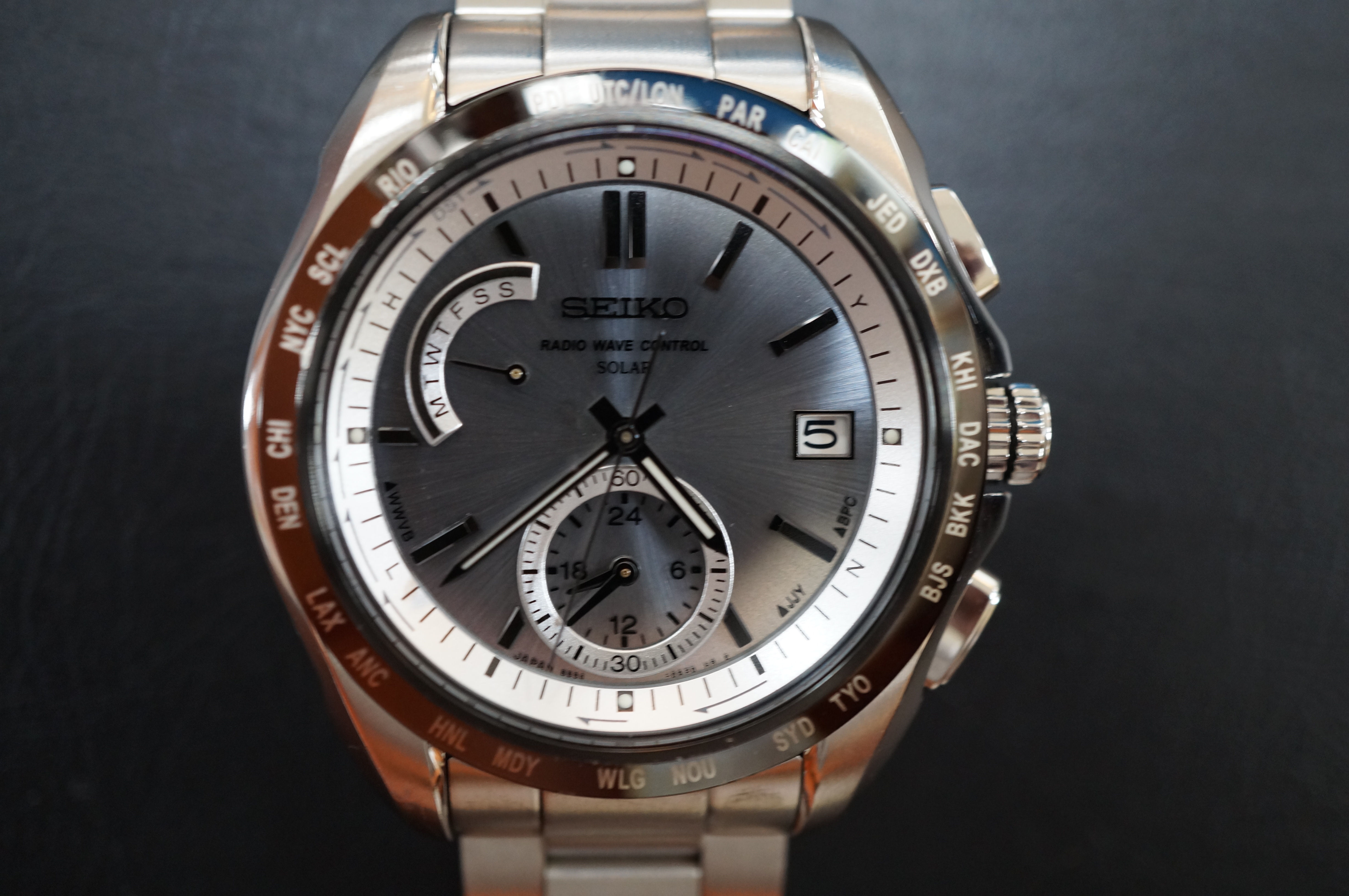 No.581 SEIKO （セイコー） ソーラー電波腕時計を修理しました 時光堂 富山の時計修理