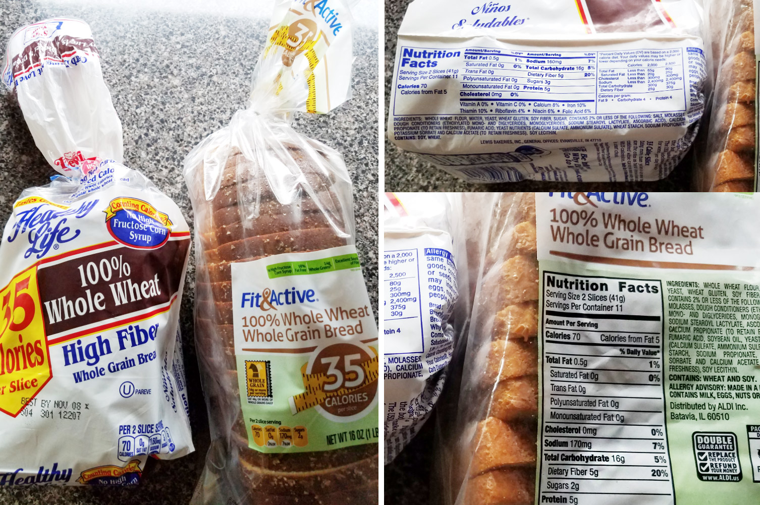 Aldi Low Carb Bread food blog inspiration