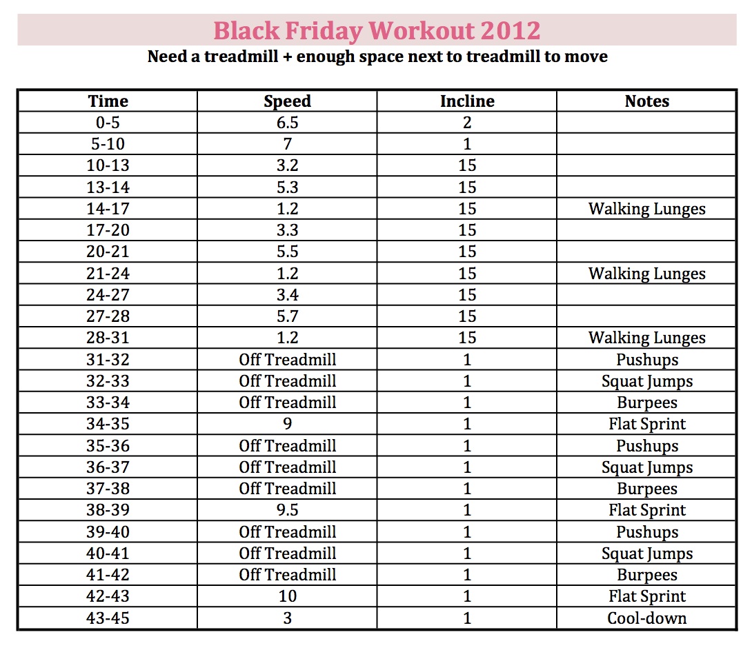 Black Friday Workout 2012 JillFit