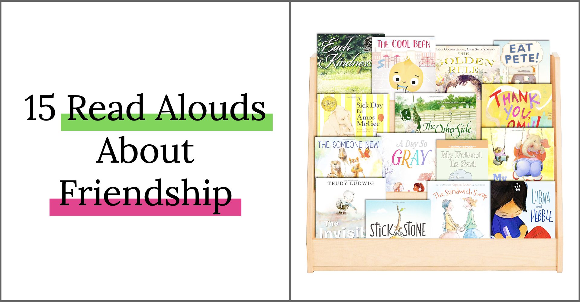 15 Read Aloud Books about Friendship Teaching with Jillian Starr