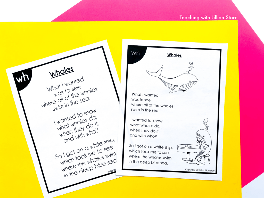 5 Ways to Use Phonics Poems Teaching with Jillian Starr