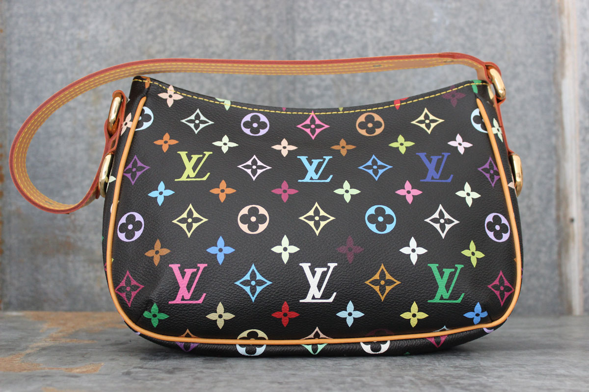 Louis Vuitton Black Multicolor LODGE PM Shoulder Bag