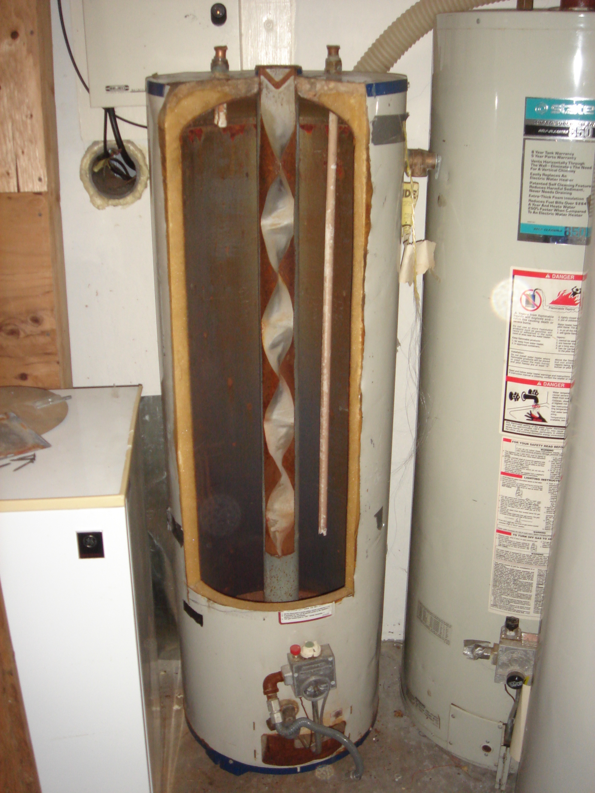 Rocket Stove Hot Water Heater for Outdoor Wood Fired Hot Tub (rocket