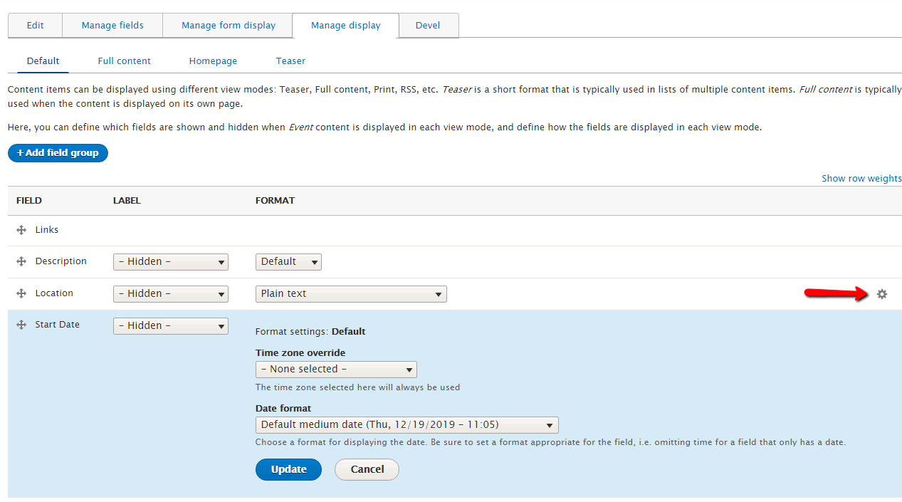 Formatting Drupal's Datetime field