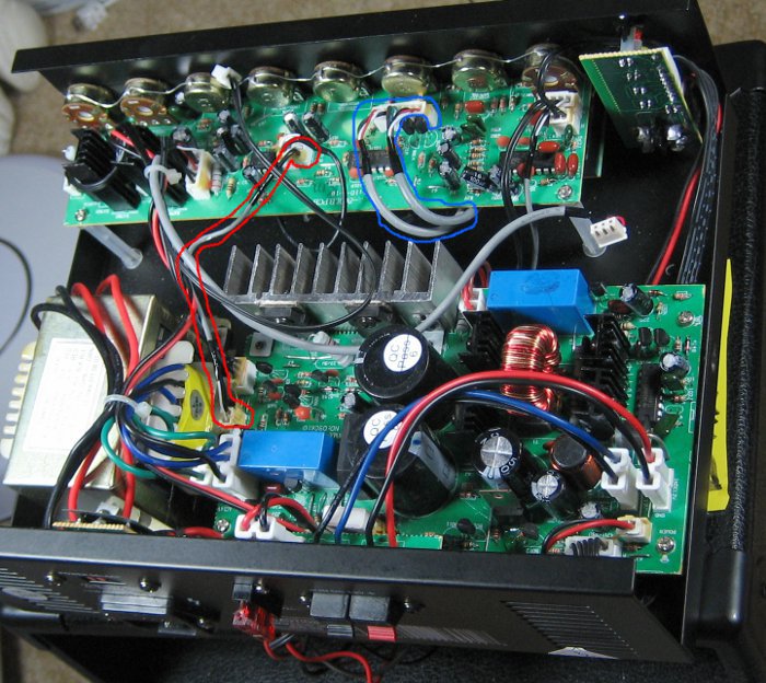 Amber’s PylePro amp repair Jim's Projects