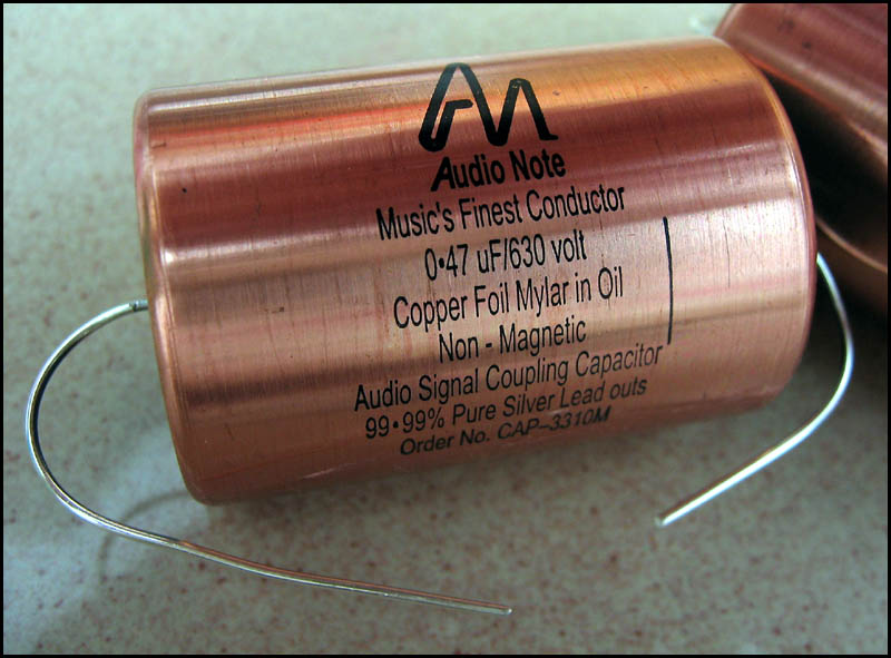 Audio Note Copper Foil Mylar in Oil Capacitor Jimmy's Junkyard
