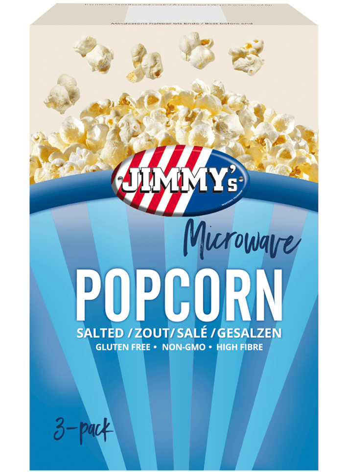 Microwave popcorn Jimmy's Popcorn