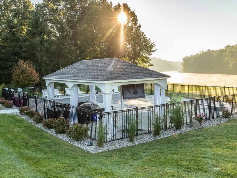 Wood Pavilions Vinyl Pavilions Jim's Amish Structures