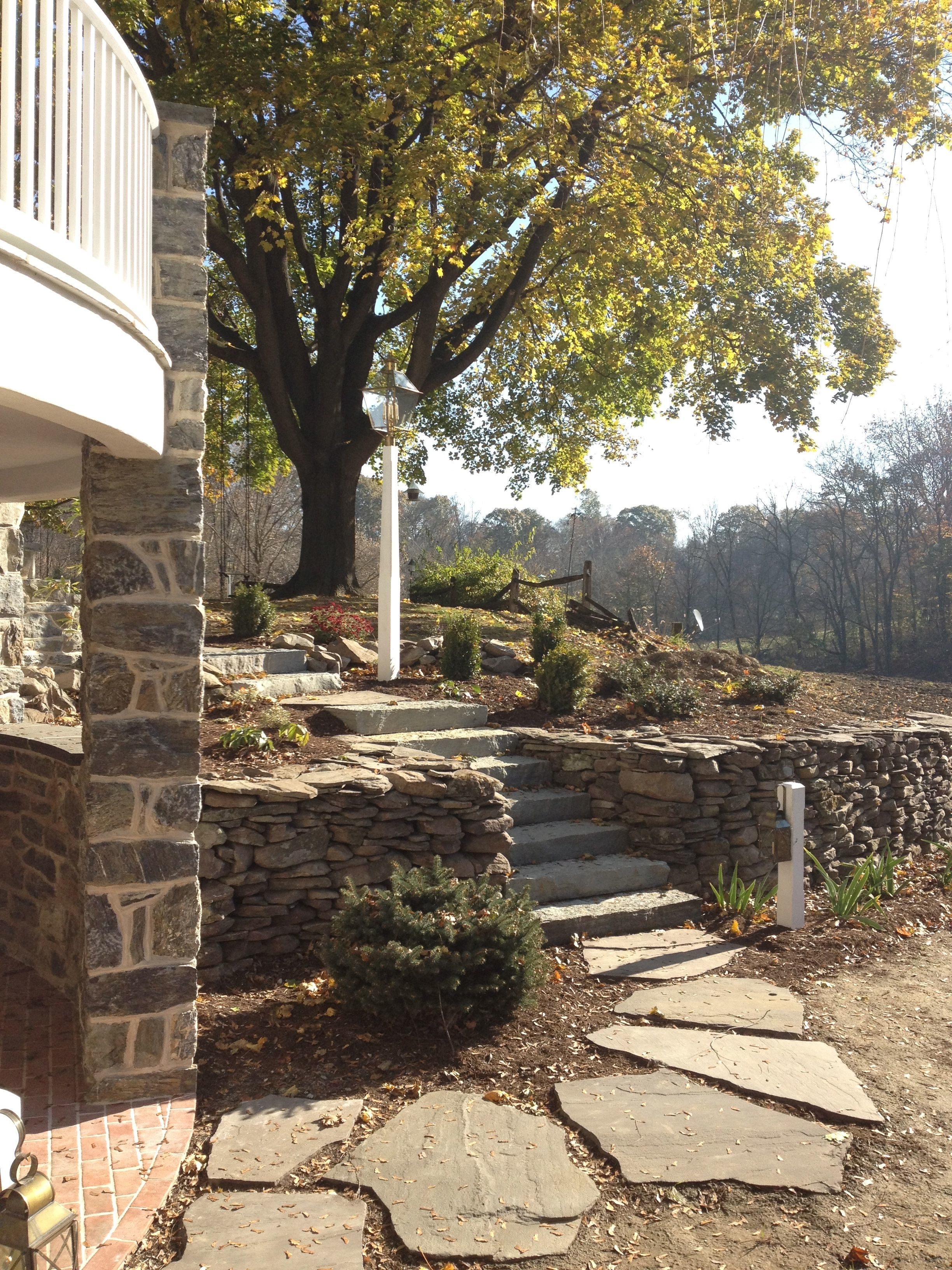 Hardscapes & Lightscapes in Lancaster, PA Dry Stone Walls