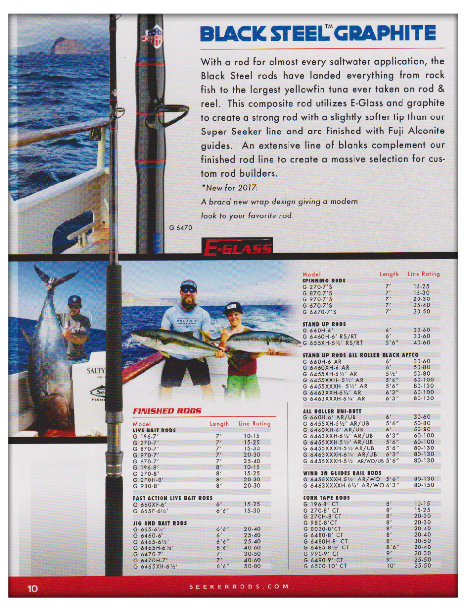 Seeker Rods Jim's Custom Fishing Rods 661 3500444